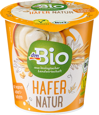 Bio natúr zabdesszert vegán joghurtkultúrával dmBio