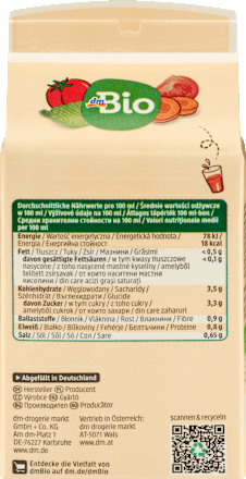 Bio vegyes zöldség direktlé dmBio