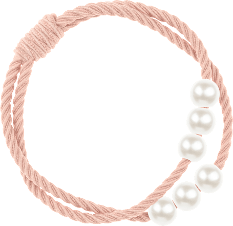 Haargummi-Set Powdery Pearl invisibobble