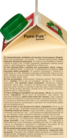 Bio paradižnikov sok z morsko soljo dmBio