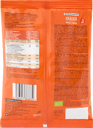 Cracker alla carota e zucca, 3+ anni dmBio