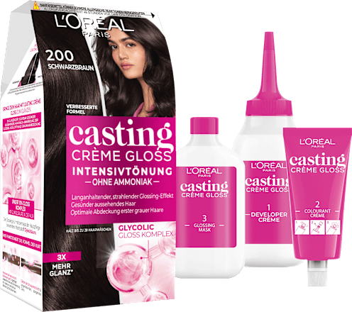 Intensivtönung 200 Schwarzbraun L'ORÉAL PARiS CASTING Crème Gloss