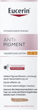 Eucerin Anti-Pigment Tagespflege getönt LSF 30 Mittel Eucerin