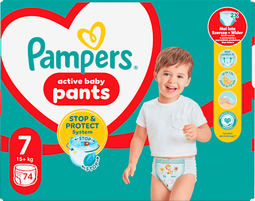 Scutece chiloțel Mega Box, numărul 7, 15 Kg+ Pampers