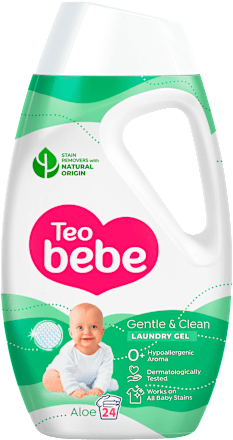 Гел за пране Алое, 24 пранета Teo bebe