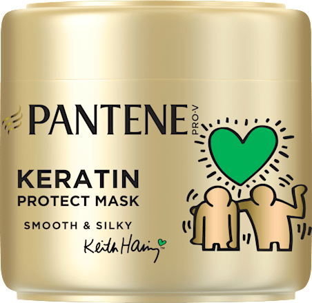 Maska na vlasy Smooth & Silky Keratin Protect - Keith Haring PANTENE PRO-V