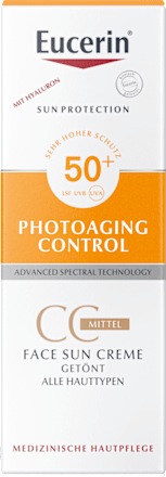 Eucerin Sun Protection Photoaging Control Tinted Face Sun Gel-Creme LSF 50+ Mittel Eucerin
