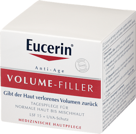 Eucerin Hyaluron-Filler + Volume-Lift Anti-Age Tagescreme LSF 15,  normale bis Mischhaut Haut Eucerin