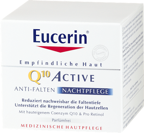 Eucerin Empfindliche Haut Q10 ACTIVE ANTI-FALTEN NACHTPFLEGE Eucerin