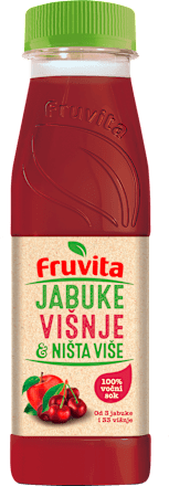 Voćni sok - JABUKE VIŠNJE & NIŠTA VIŠE Fruvita