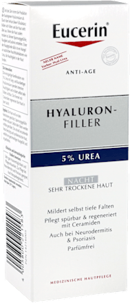 Eucerin Hyaluron-Filler + 3x Effect 5% Urea Anti-Age Nachtpflege Eucerin