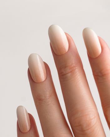 UV Nagelfolien Nude Glitter Babyboomer Doonails