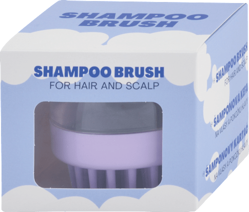 Šampónová kefa na vlasy a pokožku hlavy evertec