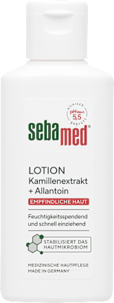 Körperlotion mit Kamillenextrakt & Allantoin, Reisegröße sebamed