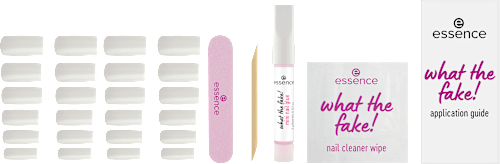 What The Fake! set umjetnih noktiju - 04 Bare White essence