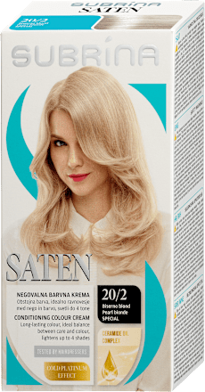 Saten barva za lase 20/2 Biserno Blond Special SUBRiNA