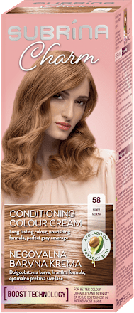 Charm barva za lase z avokadovim oljem 58 Medena SUBRiNA