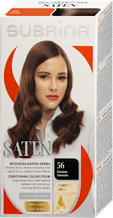 Saten barva za lase 56 Čokolada SUBRiNA