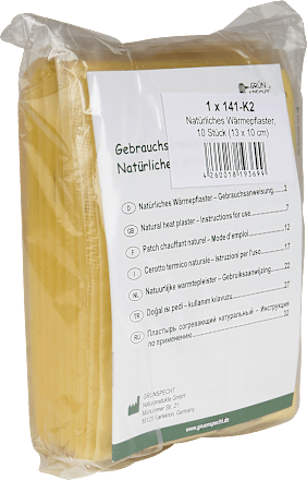 Natürliches Wärmepflaster (10 x 13 cm) Grünspecht
