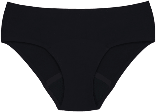 menstruační kalhotky Invisible Classic, velikost S/M, černé snuggs