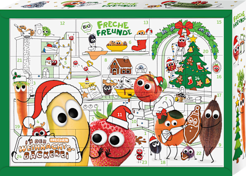 Adventskalender 2025 Weihnachtsbäckerei Freche Freunde