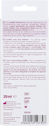 Milchsäurekur Elanee