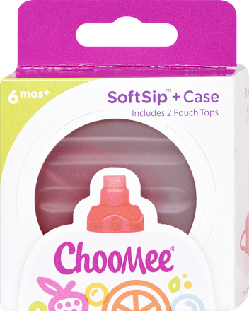 pítko na kapsičky červená + růžová ChooMee