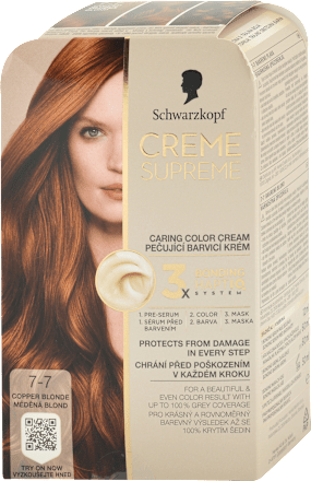 Boja za kosu – 7-7 Copper Blonde Schwarzkopf CREME SUPREME