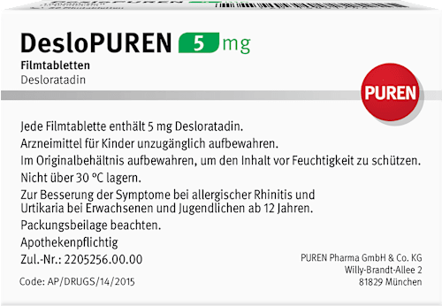 DesloPUREN 5 mg Filmtabletten PUREN