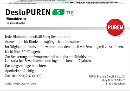 DesloPUREN 5 mg Filmtabletten PUREN