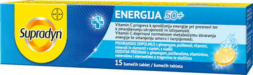 Energija 50+ - šumeće tablete Supradyn