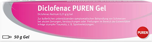 Diclofenac PUREN Gel Diclofenac-Natrium 0,01 g/g Gel PUREN