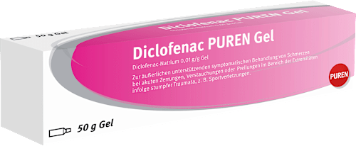 Diclofenac PUREN Gel Diclofenac-Natrium 0,01 g/g Gel PUREN