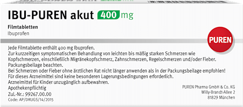 IBU-PUREN akut 400 mg Filmtabletten PUREN