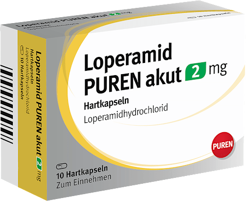 Loperamid PUREN akut 2 mg Hartkapseln PUREN
