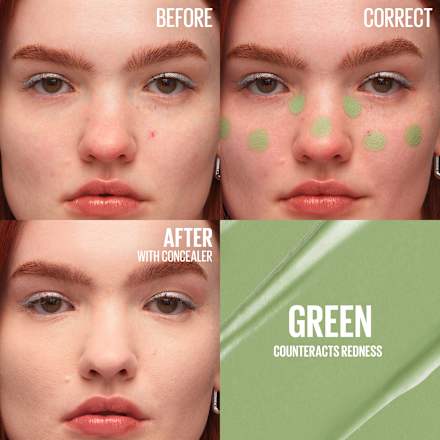 korektor Instant Anti-Age Eraser - Green MAYBELLINE NEW YORK