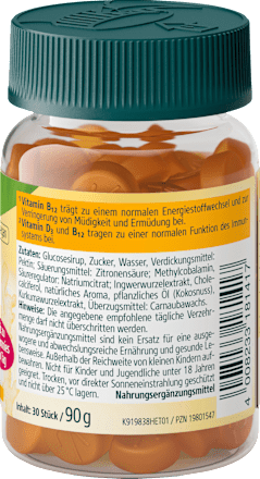 Vitamin D3 plus B12 Gummies Kneipp