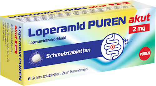 Loperamid PUREN akut 2 mg Schmelztabletten PUREN