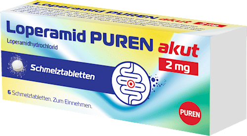 Loperamid PUREN akut 2 mg Schmelztabletten PUREN