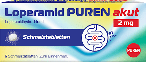 Loperamid PUREN akut 2 mg Schmelztabletten PUREN