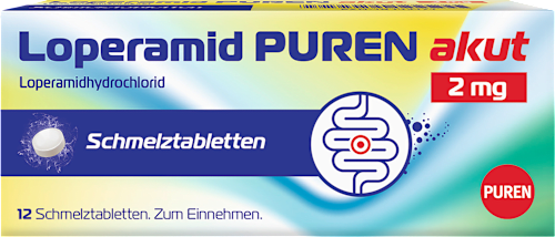 Loperamid PUREN akut 2 mg Schmelztabletten PUREN