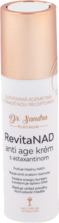 Pleťový krém proti vráskam RevitaNAD s astaxantínom Dr. Sandra