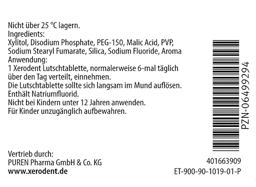 Xerodent Orange Lutschtabletten PUREN