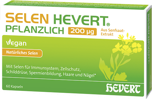 Selen Hevert Pflanzlich 200 µg Kapseln 60 St HEVERT