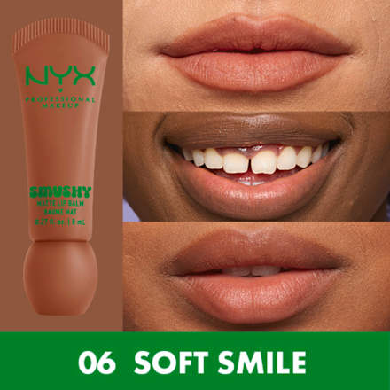 Балсам за устни Smushy Matte, № 6 Soft Smile NYX PROFESSIONAL MAKEUP