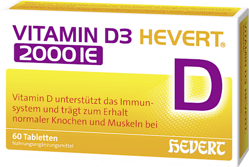 Vitamin D3 Hevert 2000 IE Tabletten 60 St HEVERT