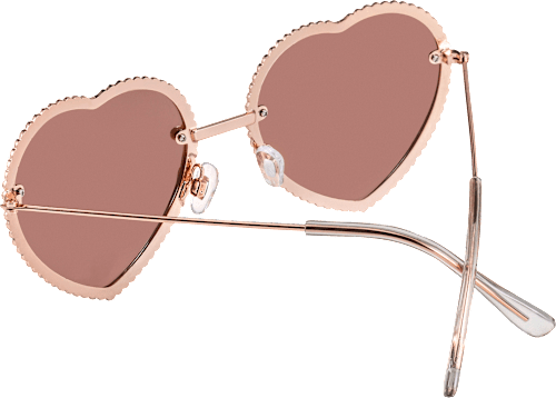 Sonnenbrille Herzen roségold  SUNDANCE