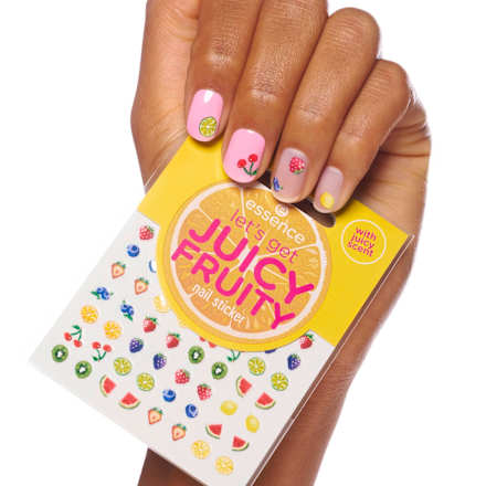 Nagelsticker Let's Get Juicy Fruity essence