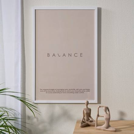 Poster "BALANCE" (40x60 cm) dm home
