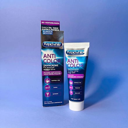 Zahnpasta Anti Color       Rapid white